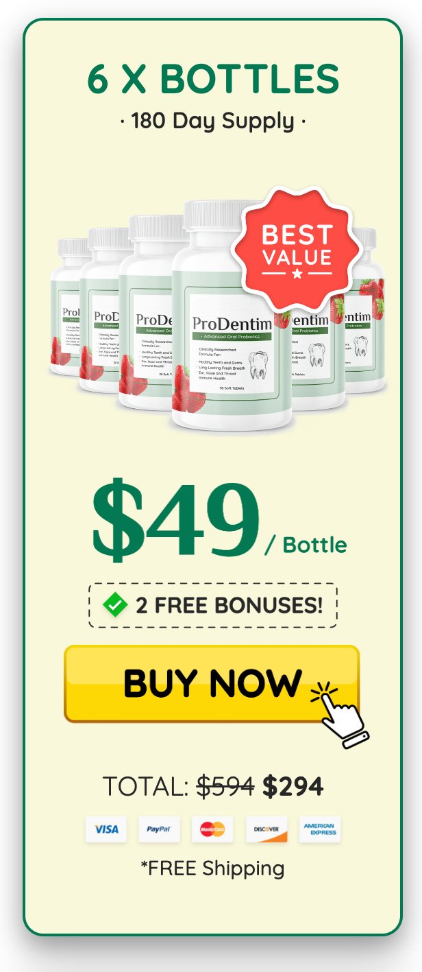 Pro Dentim - 6 Bottles